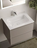 Тумба подвесная SANCOS Snob R 590х445х500, c двумя ящиками оснащенными доводчиками, Doha Soft, арт.SNR60SM