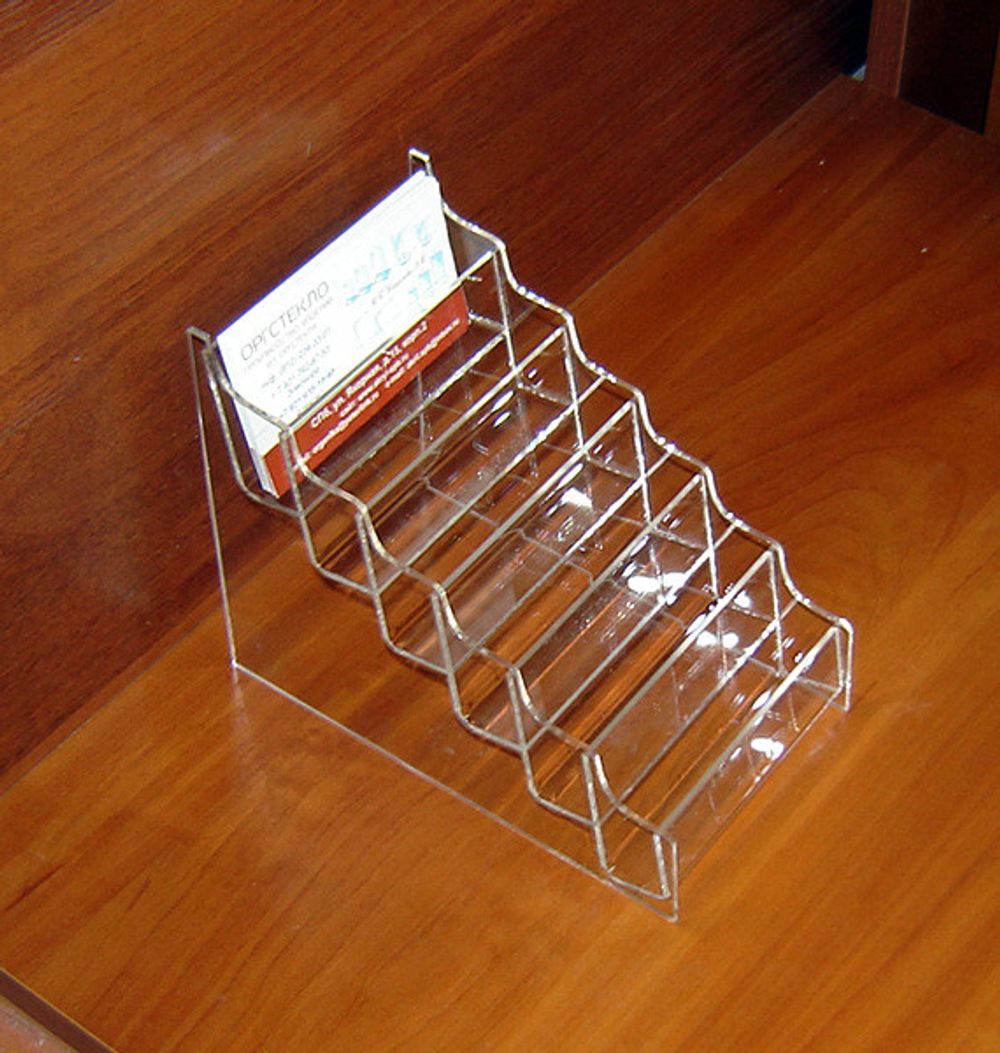 Подставка под визитки 6-ти яр