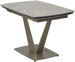 Стол ALATRI 120 MATT LATTE STONE SOLID CERAMIC / TAUPE, ®DISAUR