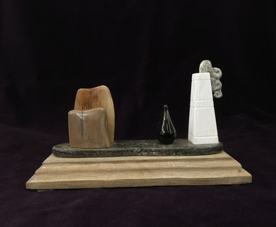 "Нефтяная вышка", визитница.