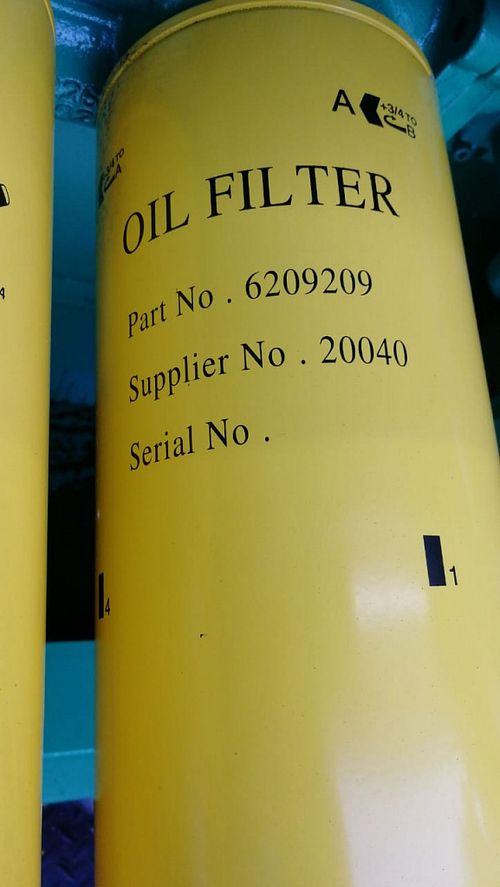 Фильтр масляный TDG 1665 12VTE/Oil filter