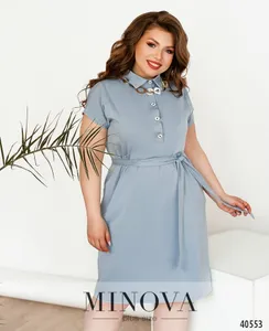 Платье 273-серый Minova