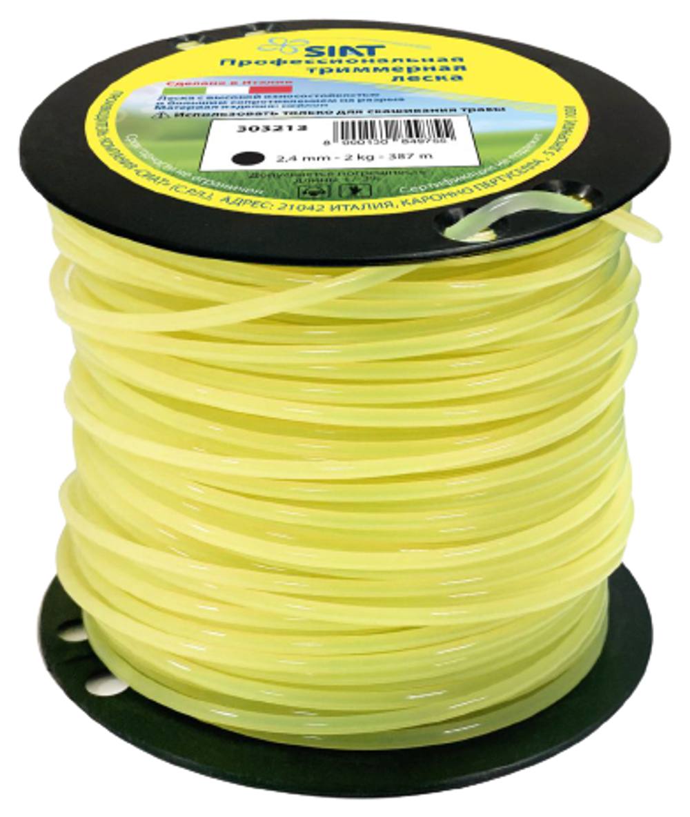 Леска для триммера 2.4 мм Круг (387 м) Professional SIAT (Италия) [303213]