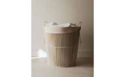 Zara Home Корзина из нержавеющей стали, цвет бежевый, 51 см