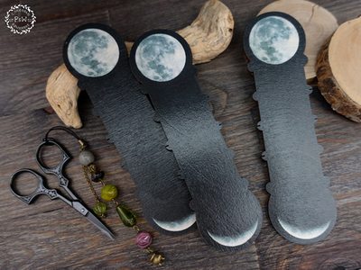 Бобинка на 4 цвета "Moon phases. Фазы Луны"