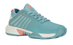 Женские теннисные кроссовки K-Swiss Hypercourt Supreme HB - nile blue/blanc de blanc/desert flower