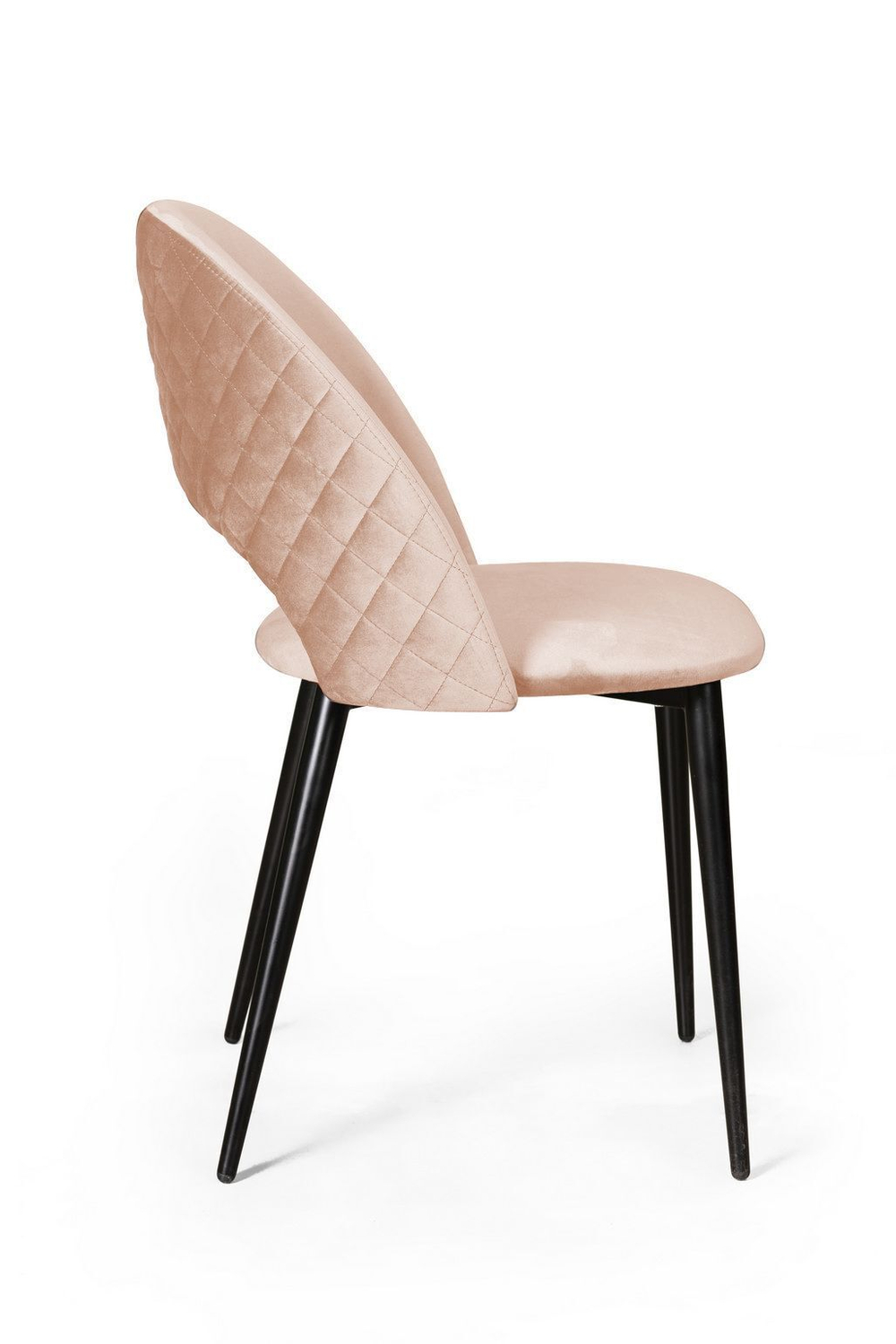 Стул Max ромб, бархат светло-бежевый 2