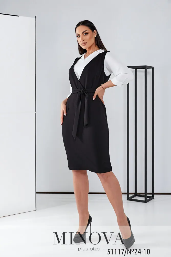 Сарафан 24-10-Черный Minova