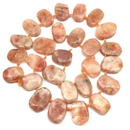 Солнечный камень 17х12 мм, бусины