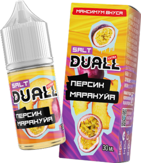 Купить Duall Extra 28 мл - Персик Маракуйя (0 мг)
