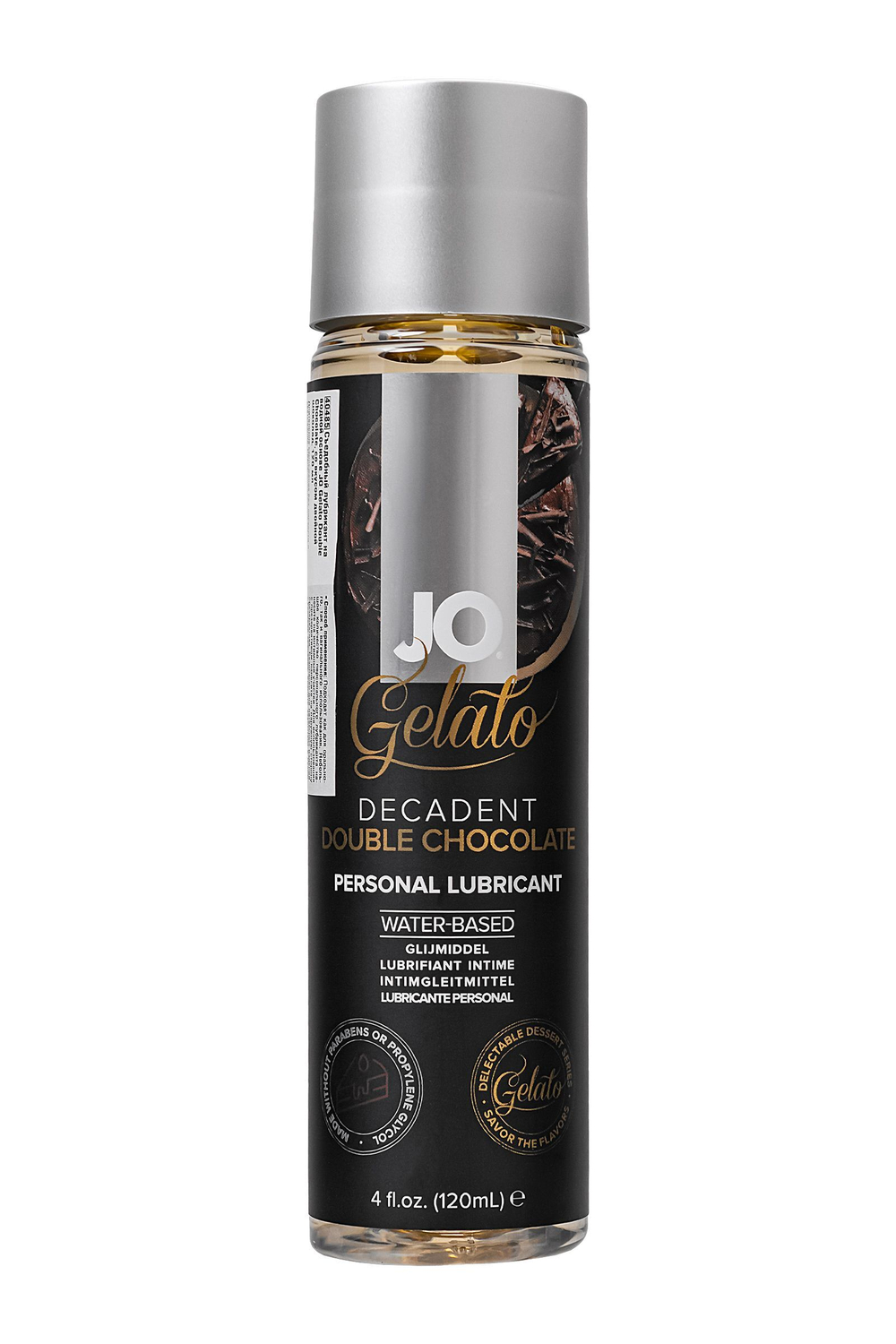 Лубрикант с ароматом шоколада JO GELATO DECADENT DOUBLE CHOCOLATE - 120 мл.
