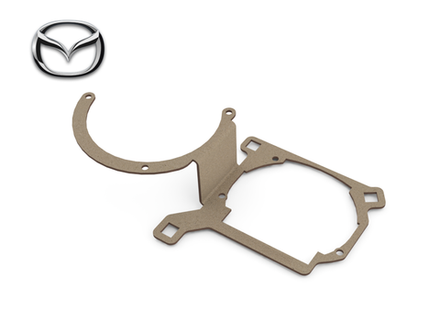 Mazda 3 BK (2003-2009) переходные рамки для замены линз (комплект, 2шт)