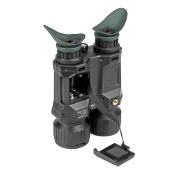 Бинокль ночного видения Veber NVB 036 RF PRO цифровой, вид сбоку с отсеком батареи
