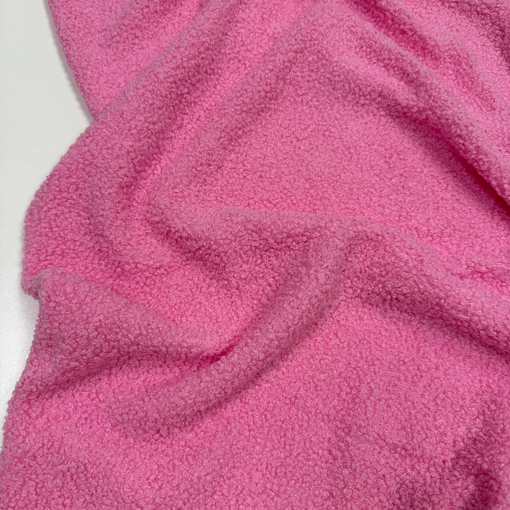 Трикотажный барашек/Букле Барби