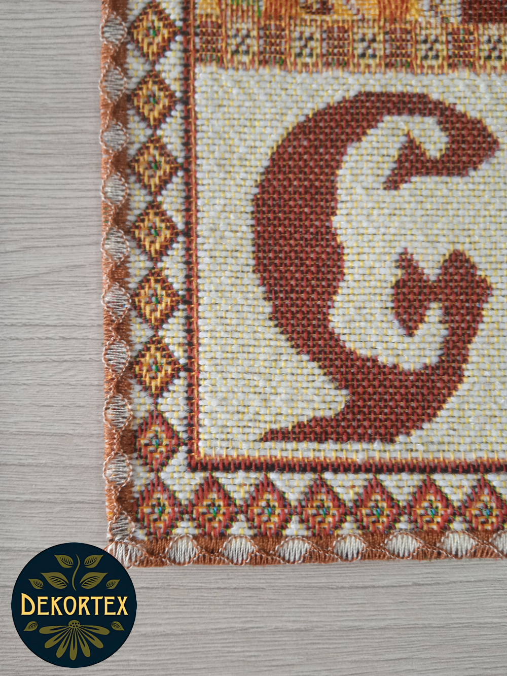 Набор декоративных гобеленовых салфеток Пасхальный город (32х32 см) 2шт