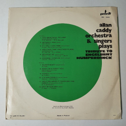 Винтажная виниловая пластинка LP Allan Caddy Orchestra and Singers Tribute To Engelbert Humperdinck (Польша 1974)