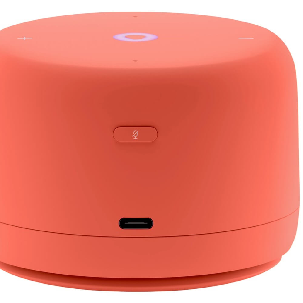 Умная колонка Яндекс Станция Лайт 2 каралловый (с часами)