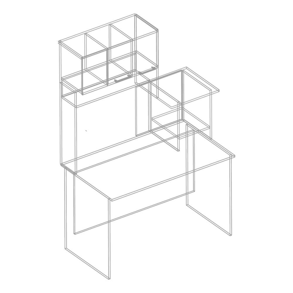 Стол компьютерный СК-5 (винтерберг), ЛДСП, Велес, г.Туймазы