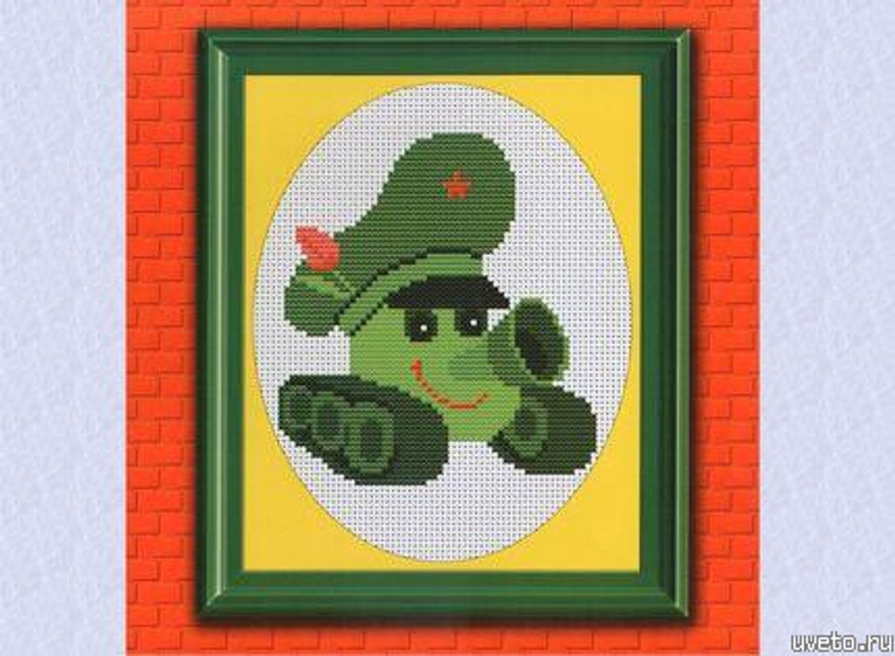 "Танк"-021-вышивка