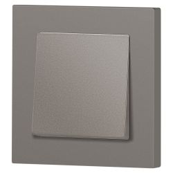 Переключатель Intro Accent 6-108-09 перекрёстный 10А-250В IP20 СУ AL/CU титан
