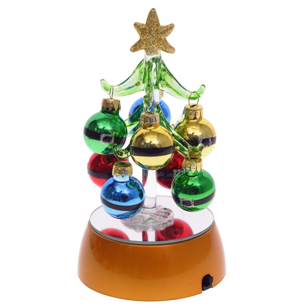 GAEM Изделие декоративное с подсветкой "Ёлочка" (3хАА н/п), L9 W9 H15 см, 4в.