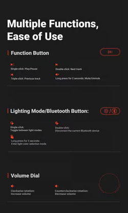 Интерфейс регулировки громкости с RGB-подсветкой Fosi Audio VOL20