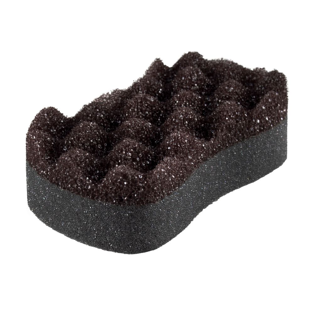 011070 ГУБКА БАННАЯ МАССАЖНАЯ "БЛЭК" (1/60) "YORK"