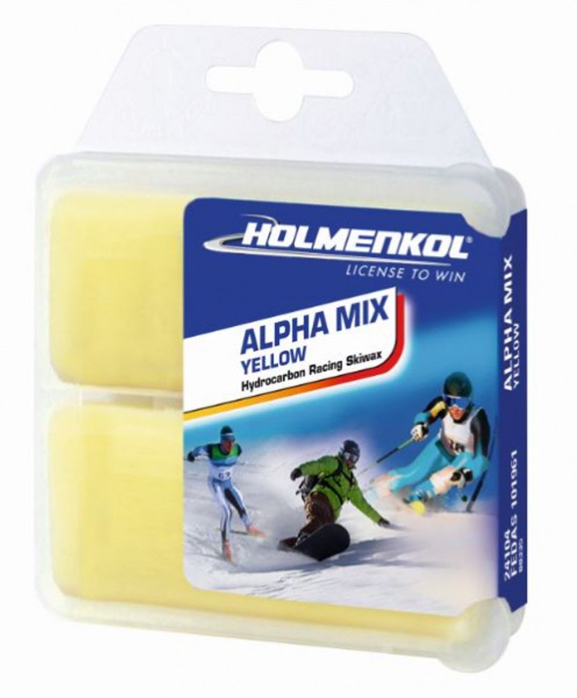 Парафин HOLMENKOL Alphamix Yellow теплая, 250 ml арт. 24032