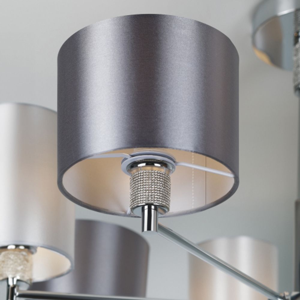 Люстра Rivoli Ebony 2081-308 8 х Е14 40 Вт классика | Rivoli