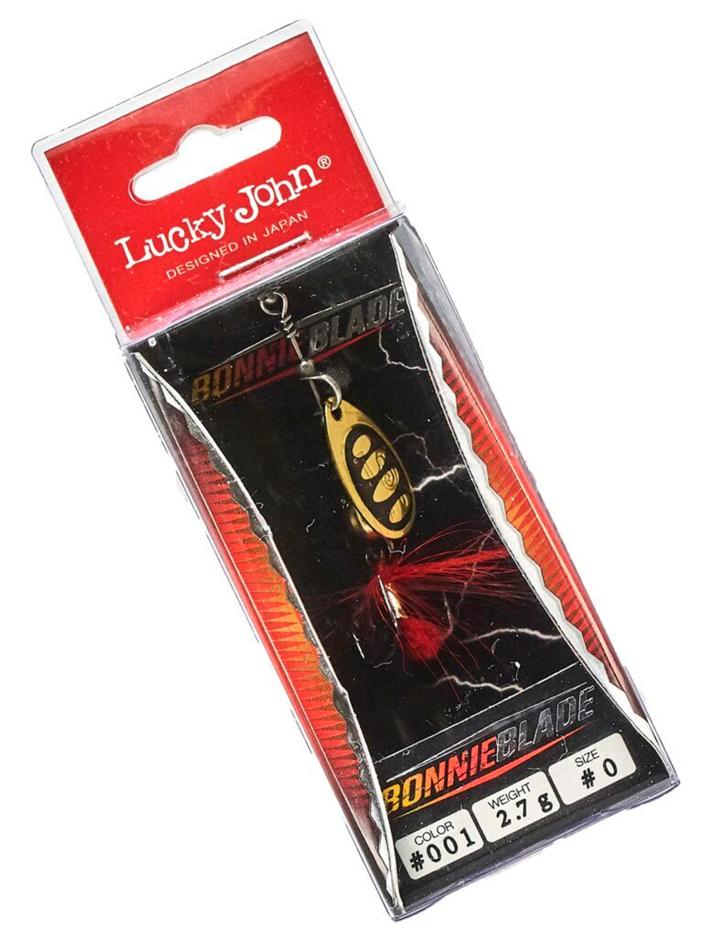 Блесна вращающаяся Lucky John BONNIE BLADE 0 02.7г 001 в блистере