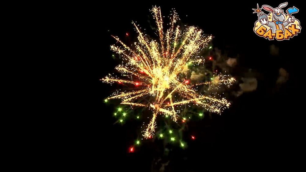 Батарея салютов Золотая лихорадка   1,2"/49 залпов