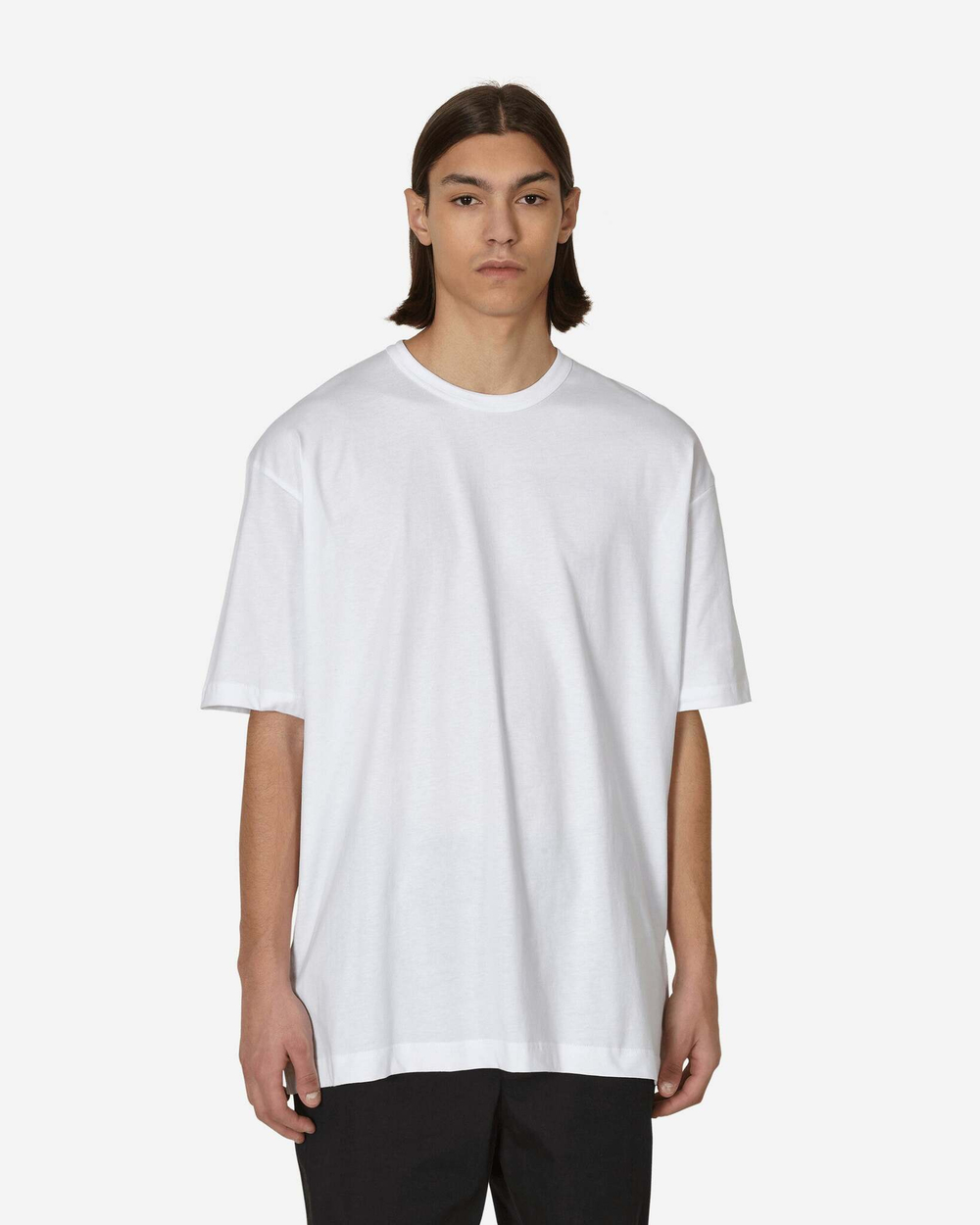 Comme Des Garçons Shirt Футболка Oversized С Логотипом, Белая