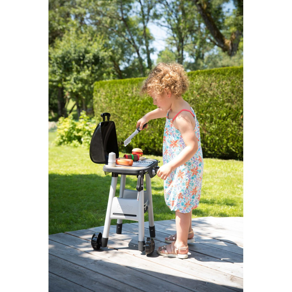 Детский гриль-барбекю Smoby 312001 с 18 аксессуарами для сюжетной игры от 3 лет — фото 21