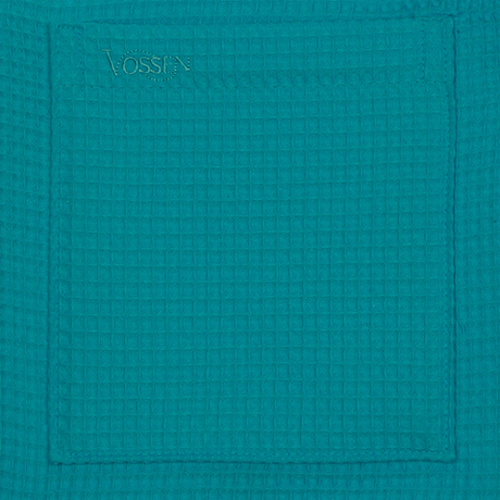 Халат вафельный Vossen Rom lagoon 589 бирюзовый