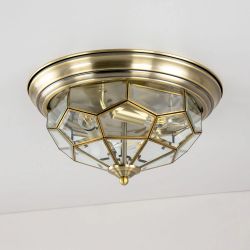 Citilux Витра-1 CL442530 Люстра потолочная витражная Бронза