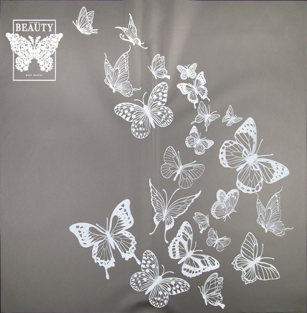 ЛИСТ &quot;Бабочка&quot; 58*58/20шт БЕЛЫЙ