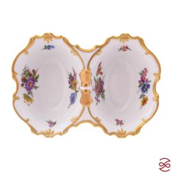 Менажница 2-я Queen's Crown Мейсенский букет 26 см