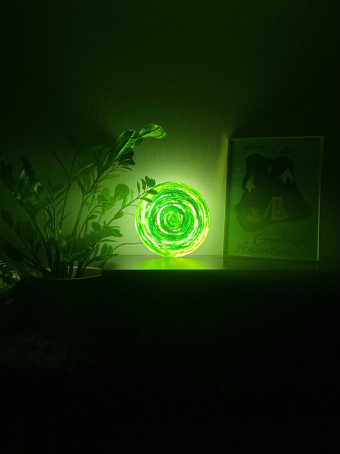 Портал Рик и Морти - настенный светильник (25 см)