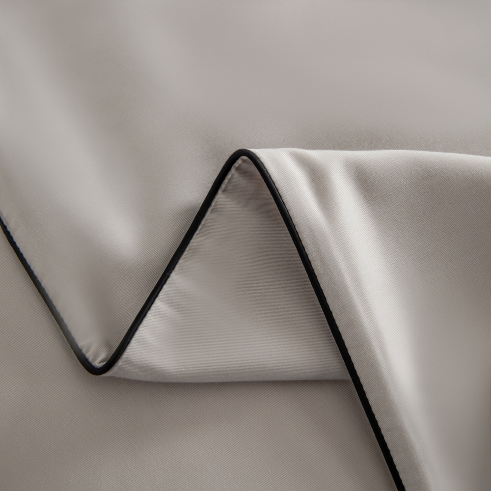 КПБ Однотонный Сатин Элитный на резинке OCER002, 2 спальный, 4 наволочки, простынь 180*200*30