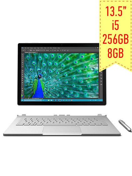 Microsoft Surface Book (Core i5 6300U 2400 MHz/13.5&quot;/3000x2000/8.0Gb/256Gb SSD/DVD нет/Intel HD Graphics 520/Wi-Fi/Bluetooth/Win 10 Pro)