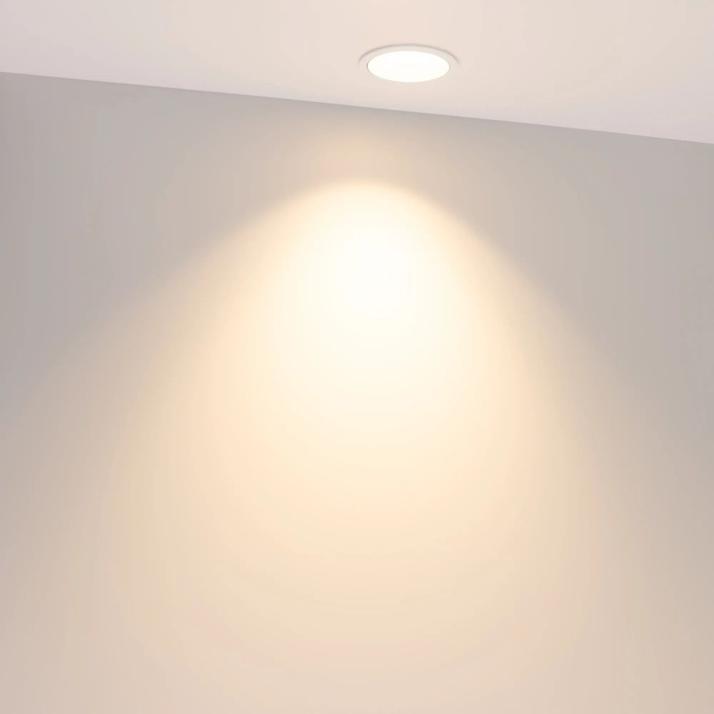 Светильник MS-ARADO-BUILT-R65-9W Warm3000 (WH-WH, 55 deg, 230V) (Arlight, IP20 Металл, 5 лет) 059106