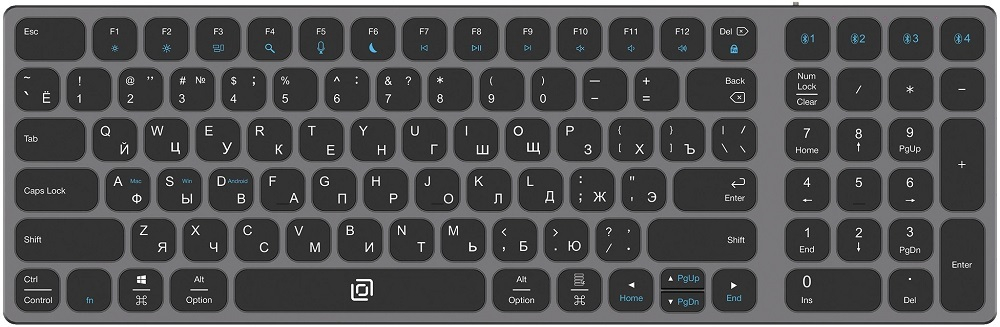 Клавиатура Wireless Oklick K767W