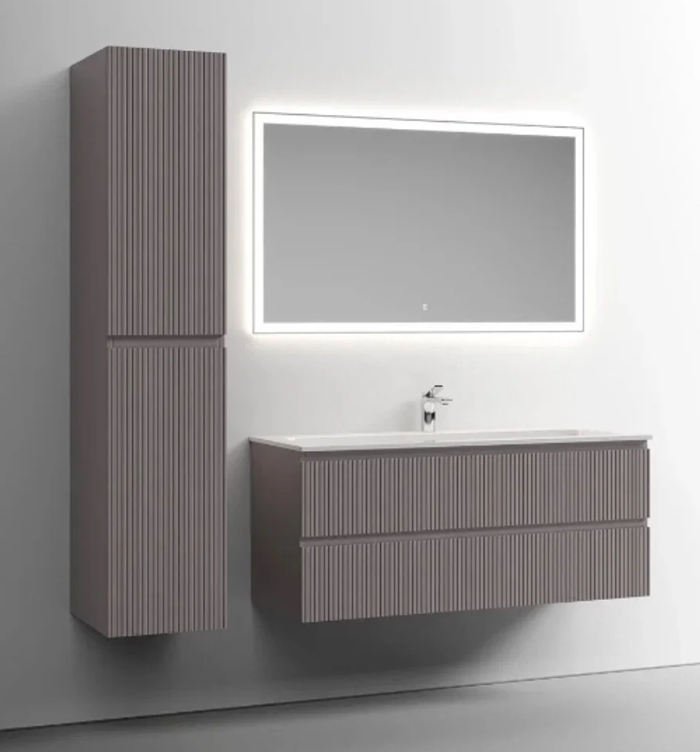 Тумба подвесная SANCOS Snob T 1195х445х500, c двумя ящиками оснащенными доводчиками, Doha Soft, арт.SNT120SM