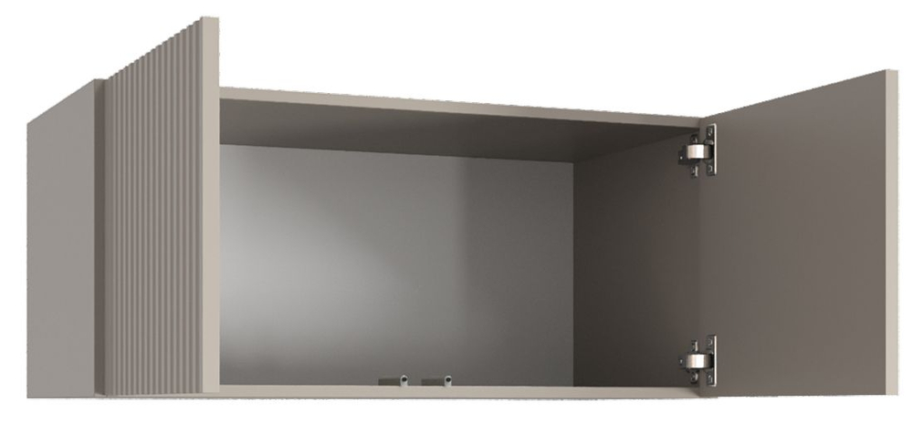 Антресоль для шкафа Аляска, серо-коричневая