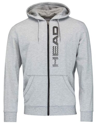 Мужская теннисная кофта Head Club Fynn Hoodie FZ M - серый