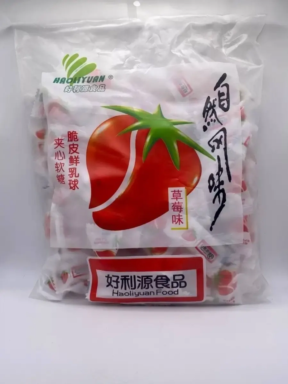 Молочно-фруктовые Haoliyuan со вкусом клубники, 320гр.