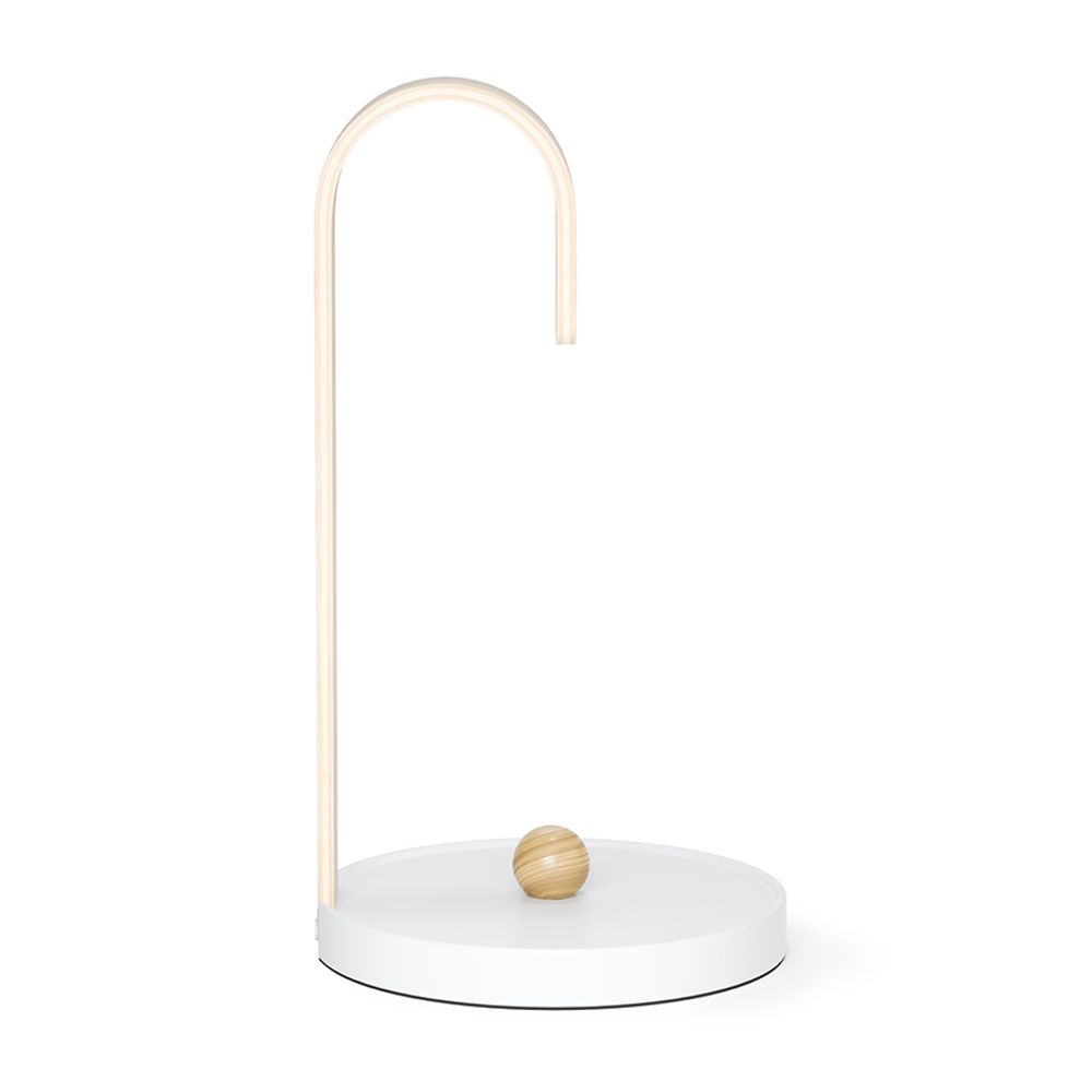 Держатель для бумажных полотенец Bellwood, белый/натуральное дерево