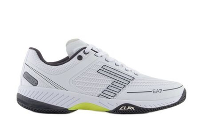 Мужские кроссовки теннисные EA7 Unisex Woven Sneaker Clay - white/asphalt