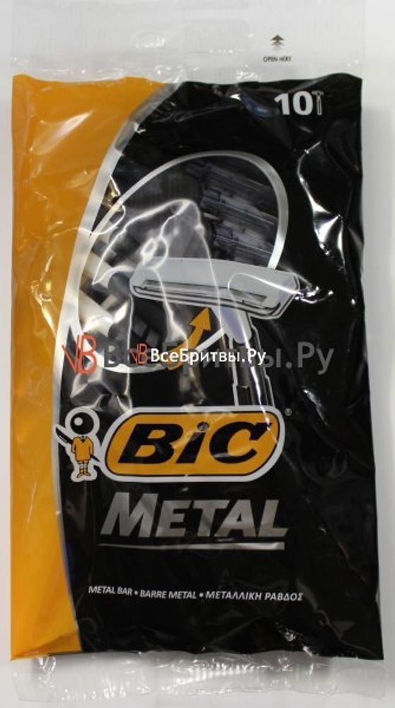 Bic одноразовые станки Bic Metal 10 шт