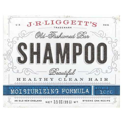 J.R. Liggett's, Old-Fashioned Shampoo Bar, увлажняющая формула, 99 г (3,5 унции)